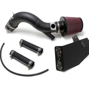 AMS Performance Intake w/Breather Bung - Black | 2008-2015 Mitsubishi EVO X (AMS.04.08.0002-2)