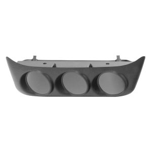 Autometer Lower Console Triple Gauge Mount | 03-06 Mitsubishi Evo 8/9 (20029)
