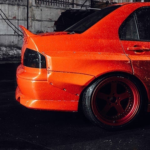 Clinched Flares Ducktail Trunk Spoiler | 2001-2006 Mitsubishi Evo 7/8/9 (duck-evo7)