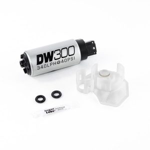 Deatschwerks DW300c Series 340lph Compact In-Tank Fuel Pump | 2008-2015 Mitsubishi Evo X, 2007-2013 Mazdaspeed 3, and 2006-2007 Mazdaspeed 6 (9-307-10
