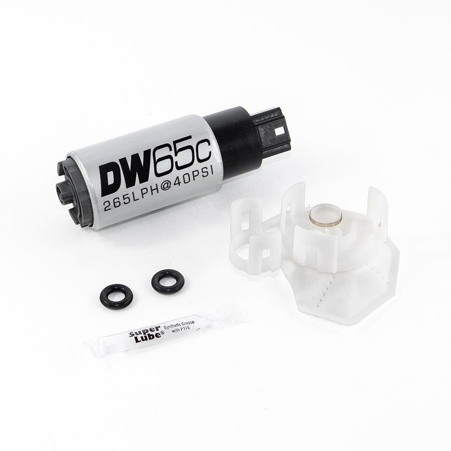DW65C 265 LPH In-Tank Fuel Pump w/ Install Kit by DeatschWerks | 2008-2015 Mitsubishi Evo X (9-651-1026)