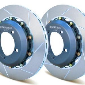 Girodisc 2-Piece Replacement Rear Rotors | 1999-2006 Mitsubishi Evo 6/7/8/9 (A2-008)