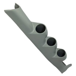 GlowShift Gray Triple Pillar Pod w/ Speaker Cut-Out | 2003-2006 Mitsubishi Evo 8/9 (GS-322G)