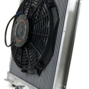 MAP Small Radiator Kit with 12" Slim Electric Fan | 2001-2006 Mitsubishi Evo 7/8/9