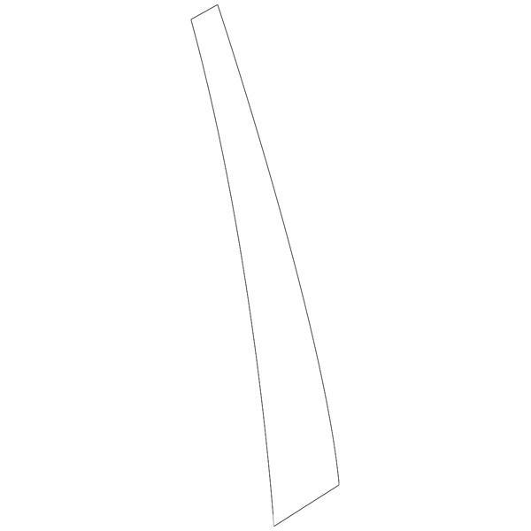 Mitsubishi OEM Rear Door Center Tape (RH) | 2003-2006 Mitsubishi Evo 8/9 (7410A032XA)