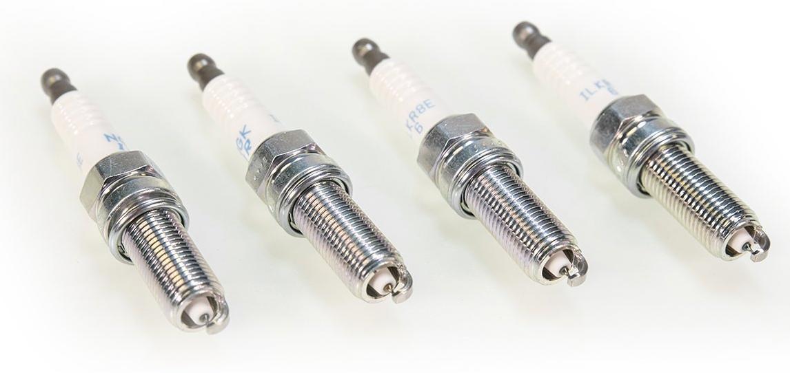 NGK Laser Iridium Spark Plugs - Full Set | 2008-2015 Mitsubishi Evo X (ILKR8E6 SET)
