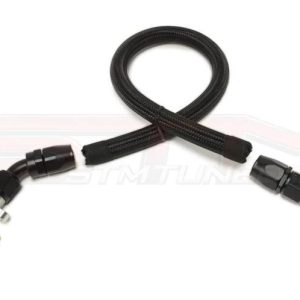 STM Braided Nylon -10AN Turbo Oil Return Line GT-Series | Multiple Mitsubishi Fitments (EVO-DSM-TORLB-GT)