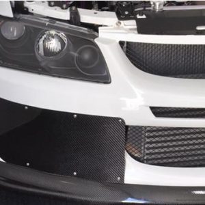 STM Carbon Fiber Front Bumper Shutters | 2003-2005 Mitsubishi Lancer Evolution 8 (EVO8-CFBS)