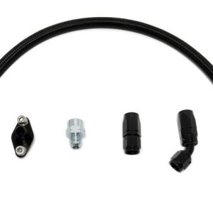 STM E85 Fuel Feed Kit - Hard Line To Rail | 2001-2006 Mitsubishi Evo 7/8/9 (EVO79-FFK)