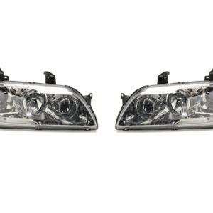 Mitsubishi OEM Evo 8 GSR HID Chrome Headlights (8301B679/8301B680) *Discontinued*