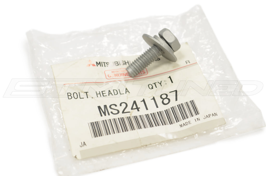 Mitsubishi OEM Headlight Mounting Bolt M6x20 for Evo 7/8/9 (MS241187)